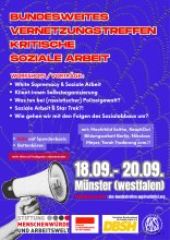 Plakat Bundesweites Vernetzungstreffen Kritische Soziale Arbeit 2026