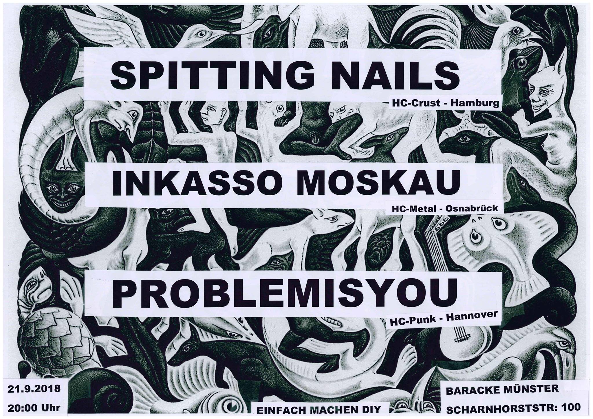 Soli Konzert Spitting Nails Problemisyou Inkasso Moskau