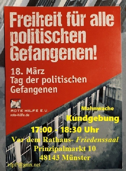 Freiheit für alle politischen Gefangenen 