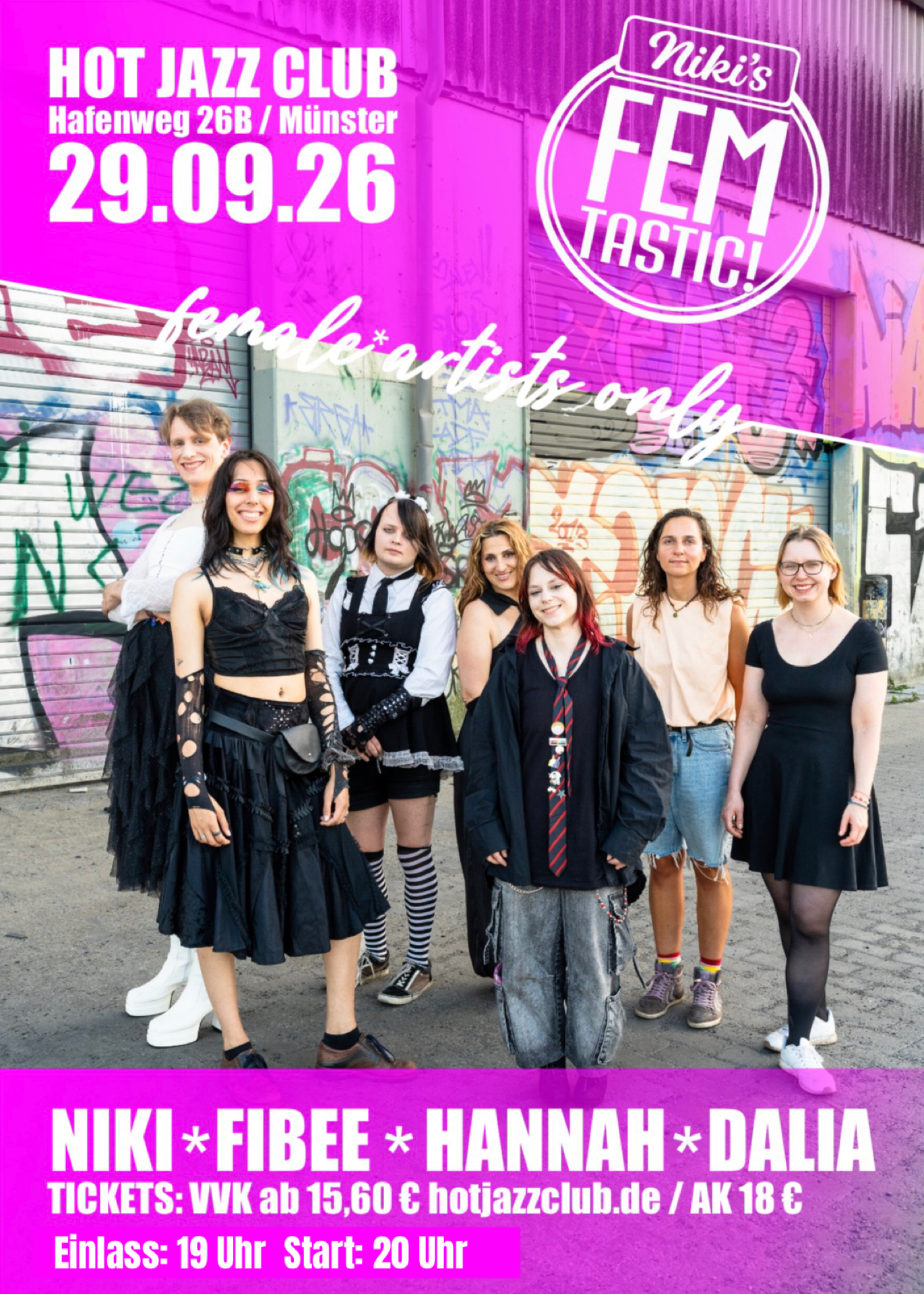 FEMTASTIC – female* artists only! Wenn FLINTA*s einfach mal machen! 