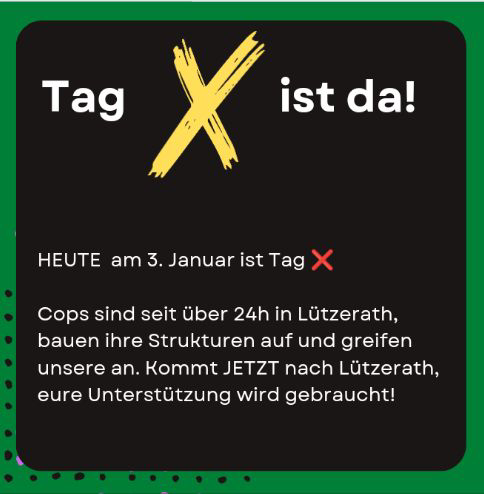 Tag X ist da!