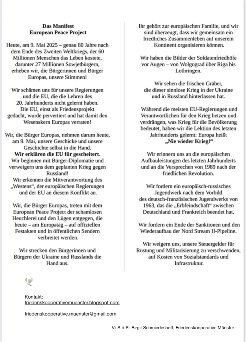 Manifest Frieden
