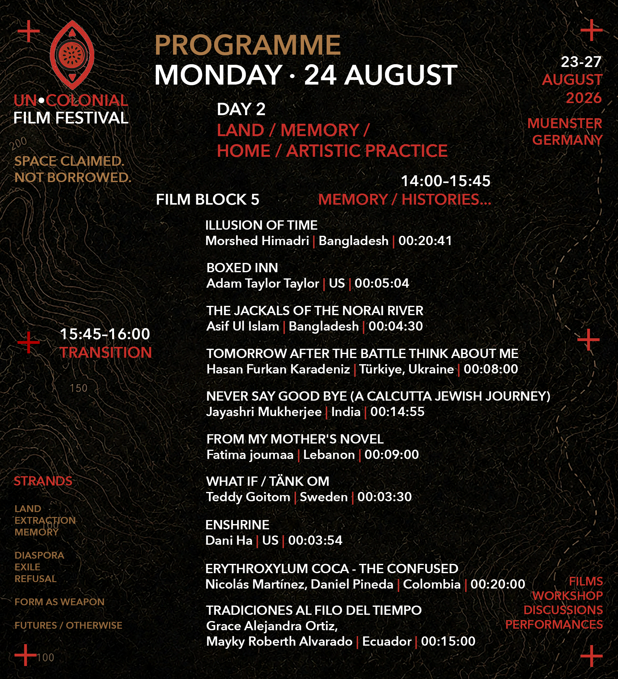 Festival schedule Day 2 -2