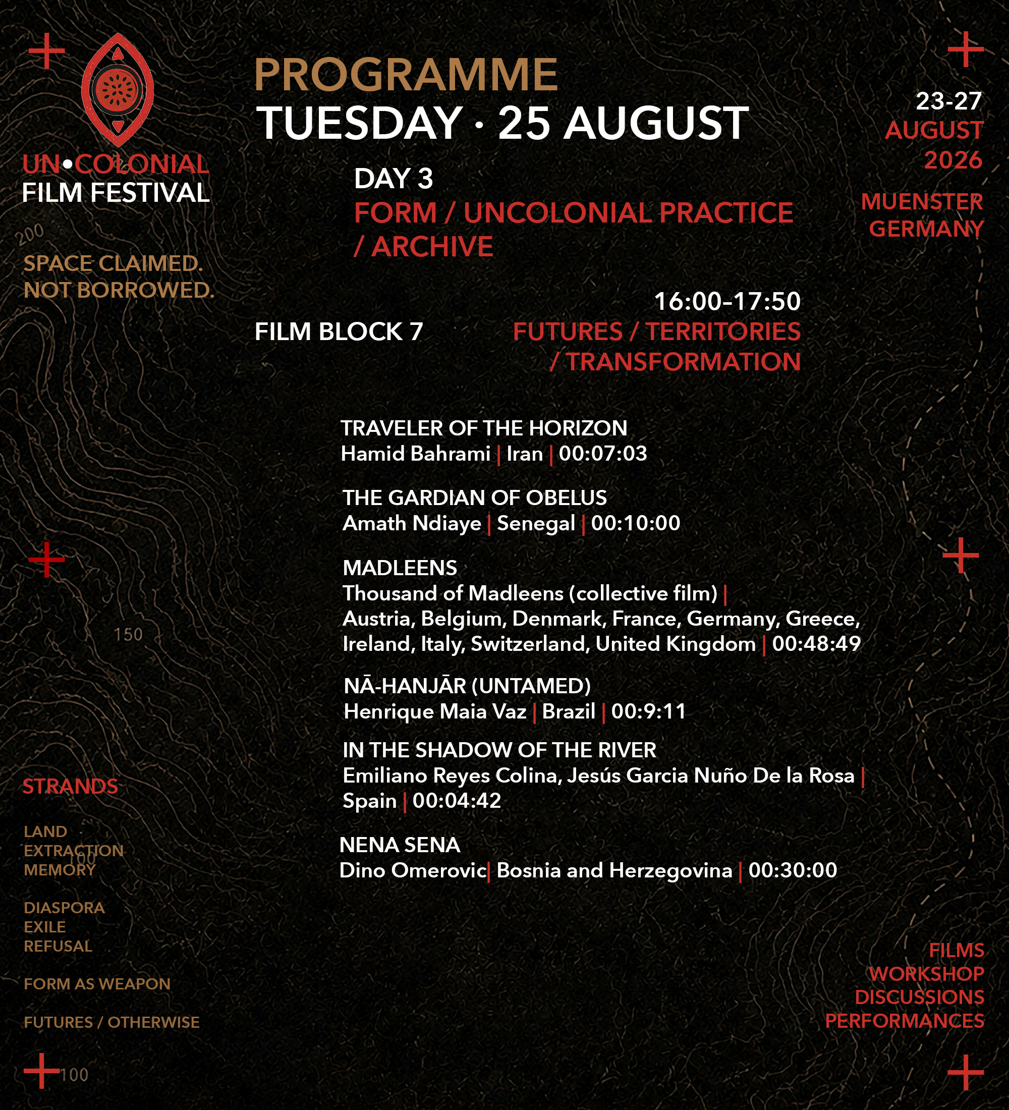Festival schedule Day 3 -2