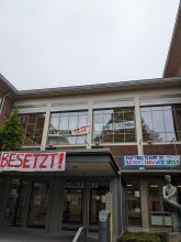 Banner am Gebäude Fürstenberghaus