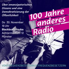 100 Jahre anderes Radio. Foto: Sendeanlage des Piratensenders "Radio Überleben"