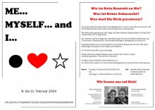 Flyer gestalttherapeutisches Selbsterfahrungsseminar