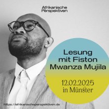 Lesung und Gespräch mit Fiston Mwanza Mujila 