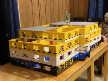 Legominiaturhaus des Drubbel Wohnen eG i.G.