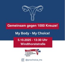 My Body - My Choice, gemeinsam gegen 1000 Kreuze