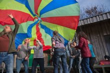 Drubbels unterm Schwungtuch