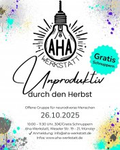 Gratis Schnuppern am 26.10.2025: Unproduktiv durch den Herbst, Frauengruppe ADHS & Co.