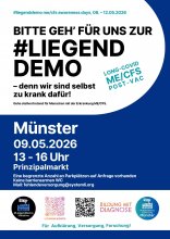LiegendDemo Münster 2026. Prinzipalmarkt Münster,  09.05.2026, 13:00–16:00 Uhr