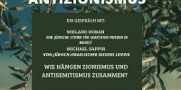 Jüdische Perspektiven auf Antizionismus: Ein Gespräch mit Wieland Hoban (Jüdische Stimme für gerechten Frieden in Nahost) und Michael Sappir (Jüdisch-Israelischer Dissenz Leipzig). Wie hängen Zionismus und Antisemitismus zusammen? 21. Mai, 19.00 Uhr via zoom. Daten werden am Tag der Veranstaltung bekannt gegeben 