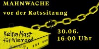 mahnwache ratssitzung