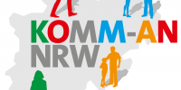 Logo Landesprogramm KOMM AN NRW