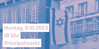 Kundgebung: 9.10., 18 Uhr, Prinzipalmarkt. Israelflagge am Rathaus.
