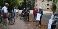 Zwinger, Promenade im Bereich Lotharingerstraße in 48143 Münster / Treffpunkt der Gedenkmäler-Radtour von der Garnisons- zur FRIEDENSSTADT mit Hugo Elkemann am So. 29.09.24 um 11 Uhr (Abfahrt 11:15 Uhr)