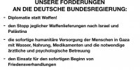 Forderungen Bundesregierung
