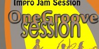 Flyer zur One Groove Session. Oben links: Datum der Veranstaltung, 15.01.2026, ab 19 Uhr. Oben rechts: Herzlogo der B-Side und die Adresse: Am Mittelhafen 42. Mittig: der Titel One Groove Session, groovige Impro-Jam-Session und ein Bild von drei Strichfiguren, die Trommeln, Schlagzeug und Bass spielen. Unten steht die Anmerkung Amps Drums Epiano vorhanden, andere Instrumente mitbringen. Eintritt frei, um Spenden wird gebeten. Ganz unten Balken mit Hinweis auf FB, Insta und afrosession.de