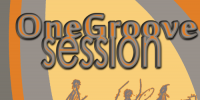 Flyer der Session, mittig der Titel One Groove Session, mittig darüber eine Charakterisierung groovige Impro Jam Session, obere Ecke links Zeit & Ort Do. 22.10. am Mittelhafen 42 ab 19 Uhr, rechts oben das Herzlogo des B-Side-Kultur e.V., mittig unter dem Titel ein Bild von drei Strichfiguren, die Trommeln, Schlagzeug und Bass spielen. darunter von der Mitte nach rechts die Anmerkung Amps Drums Keyboard vorhanden, andere Instrumente mitbringen. Eintritt frei um Spenden wird gebeten.